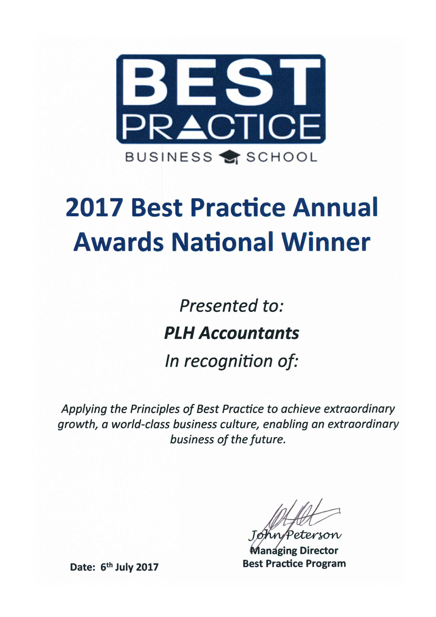 Best Practice